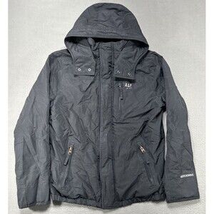 Abercrombie & Fitch Black Men's Ski Jacket with Hood